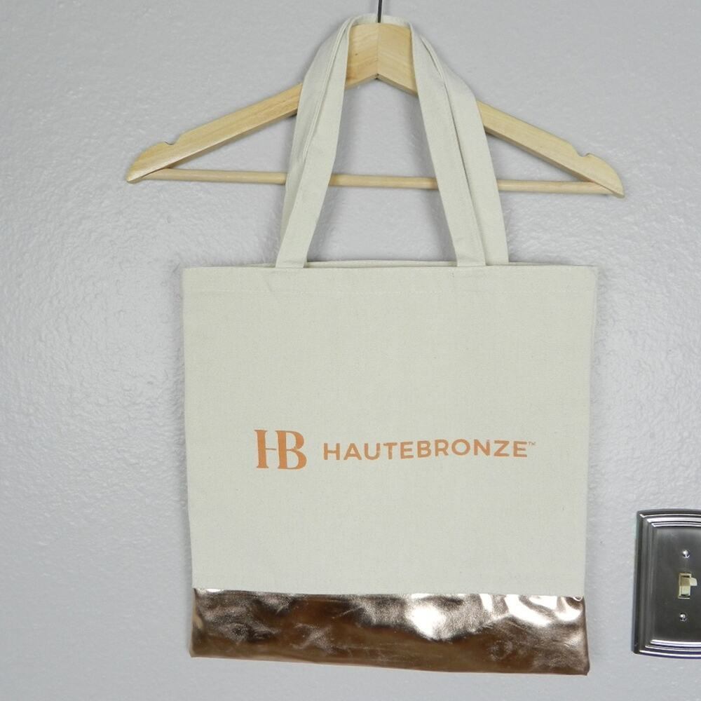 Haute Bronze Reusable Canvas Tote